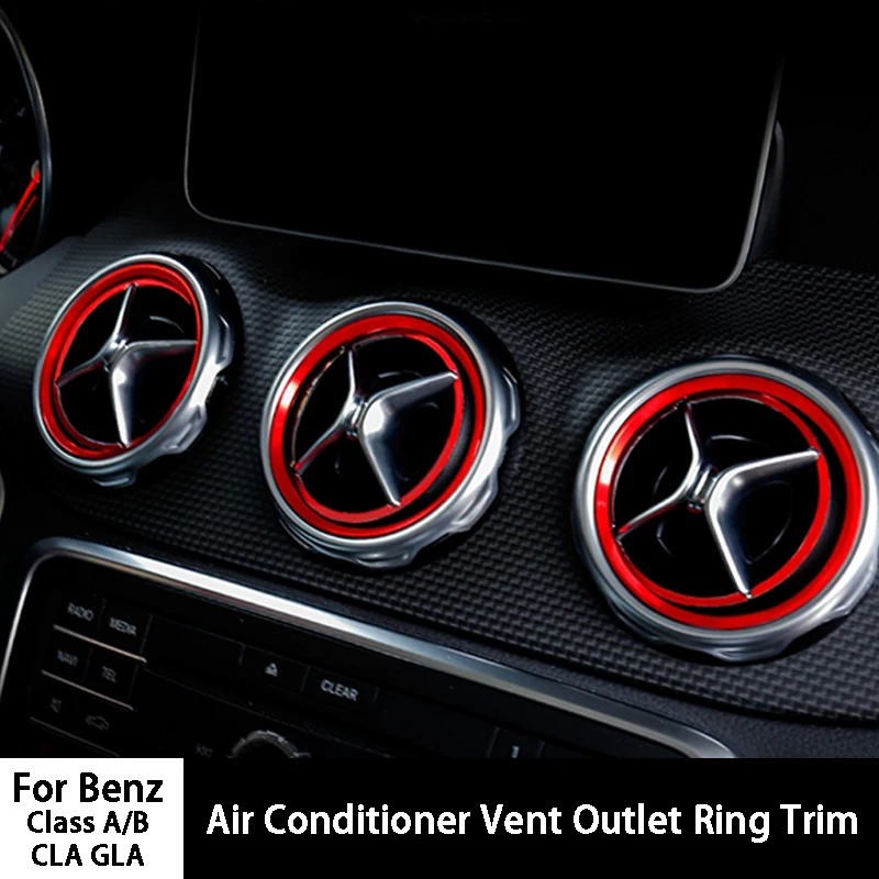 5 шт. автомобильные наклейки на вентиляционное отверстие кондиционера Mercedes Benz A B
