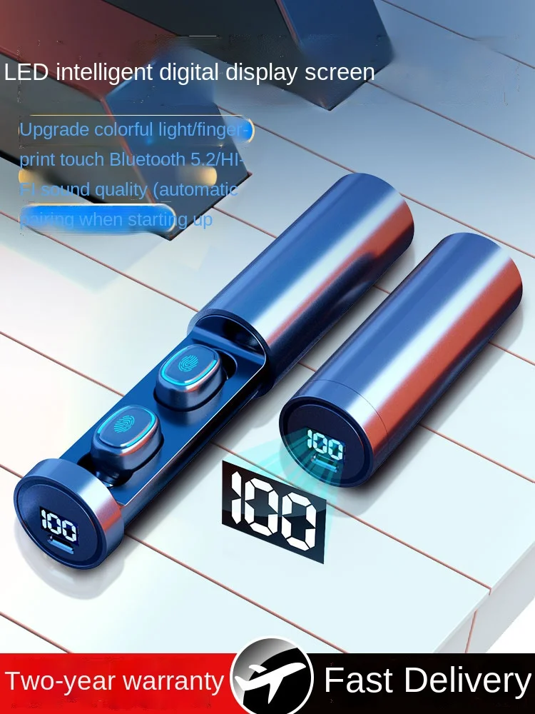 

Wireless Bluetooth headset single noise reduction stealth 2022 for Apple Android universal endurance super long standby
