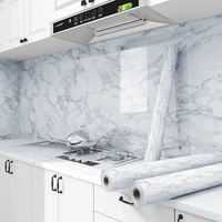thickened marble wallpaper white matte vinyl sticker self adhesive waterproof kitchen countertop film furniture renovation