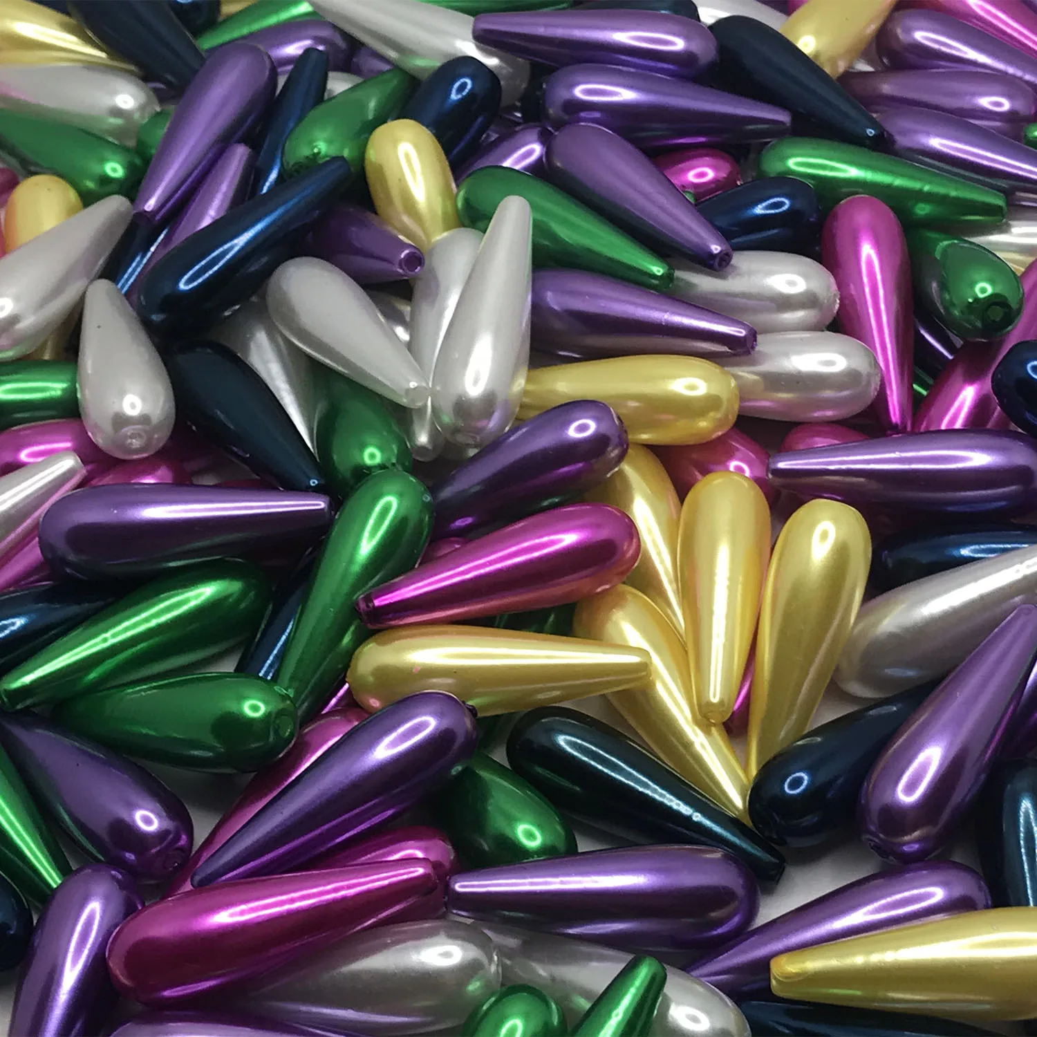 

Wholesale Multicolour Faux Pearl Teardrop Imitation Pearl Waterdrop Loose Beads for DIY Jewelry Making