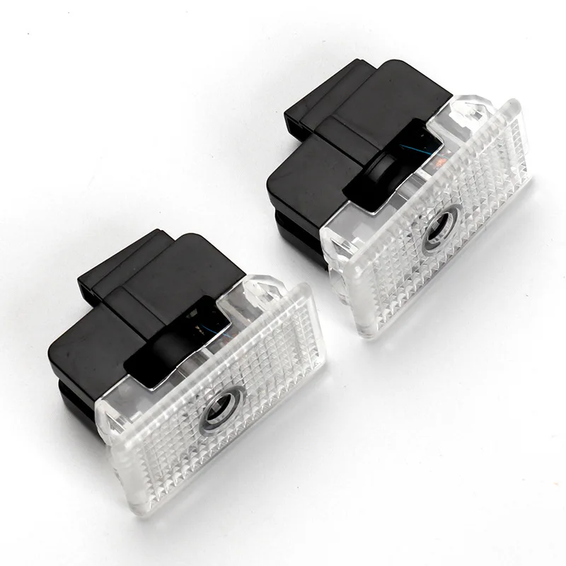 

For Tesla 3 X S Y Door Welcome Light LED Car Door Logo Light Auto Door Decorative Lamp 4pcs/set 2 Left+2 Right Decorative Lamps