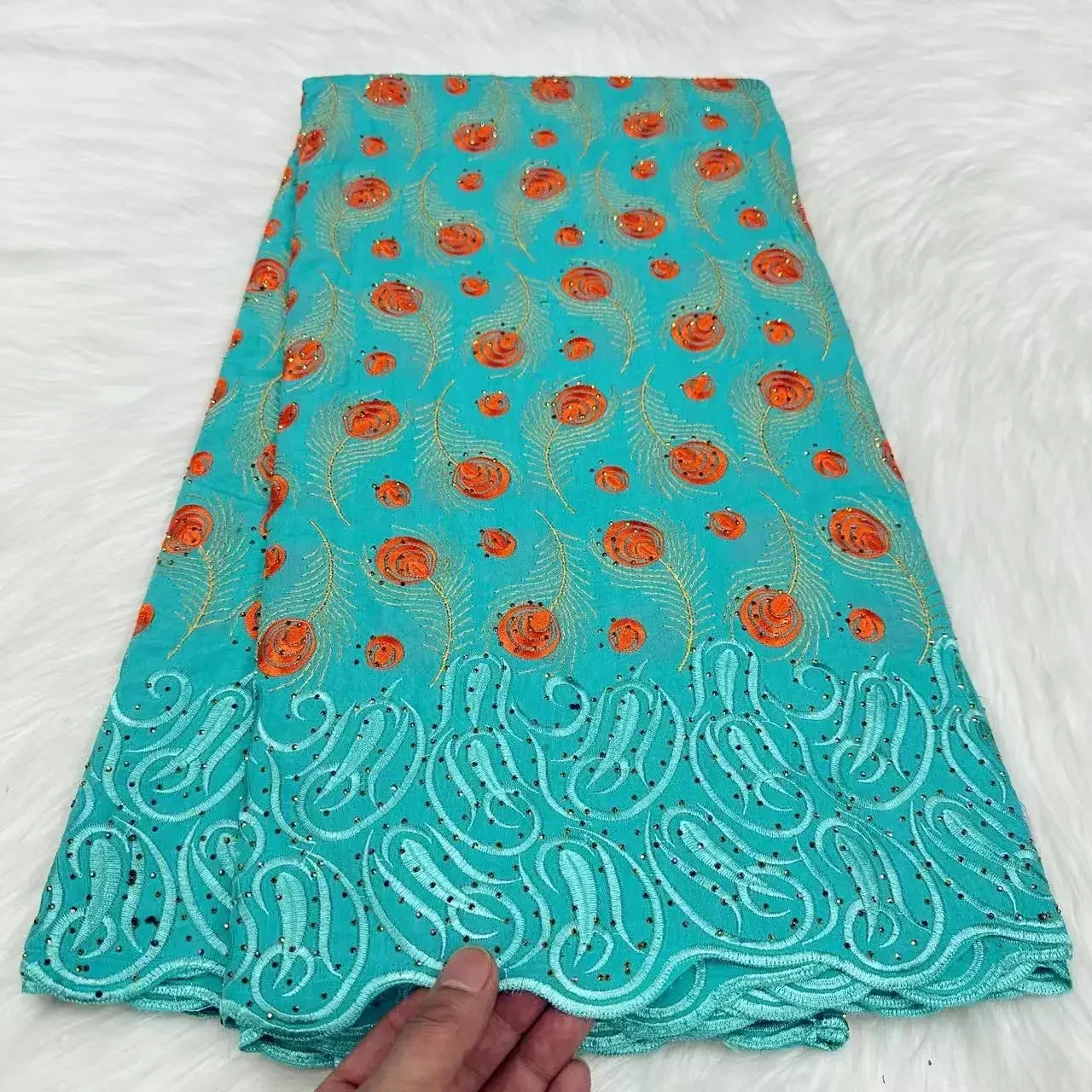 Новейшая розовая черная швейцарская кружевная ткань в Швейцарии 2024