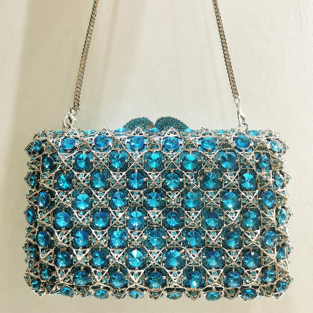 Новый Кошелек водопад Rhionestone, женские вечерние клатчи с бриллиантами, модный кошелек с кристаллами для свадьбы, сумочки на цепочке для свадебной вечеринки