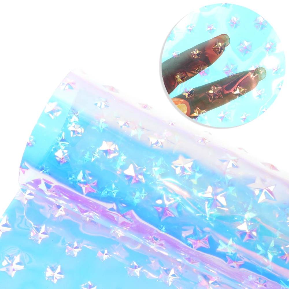 Аксессуары David 20*33 см прозрачная Переливающаяся искусственная кожа Ткань Винил