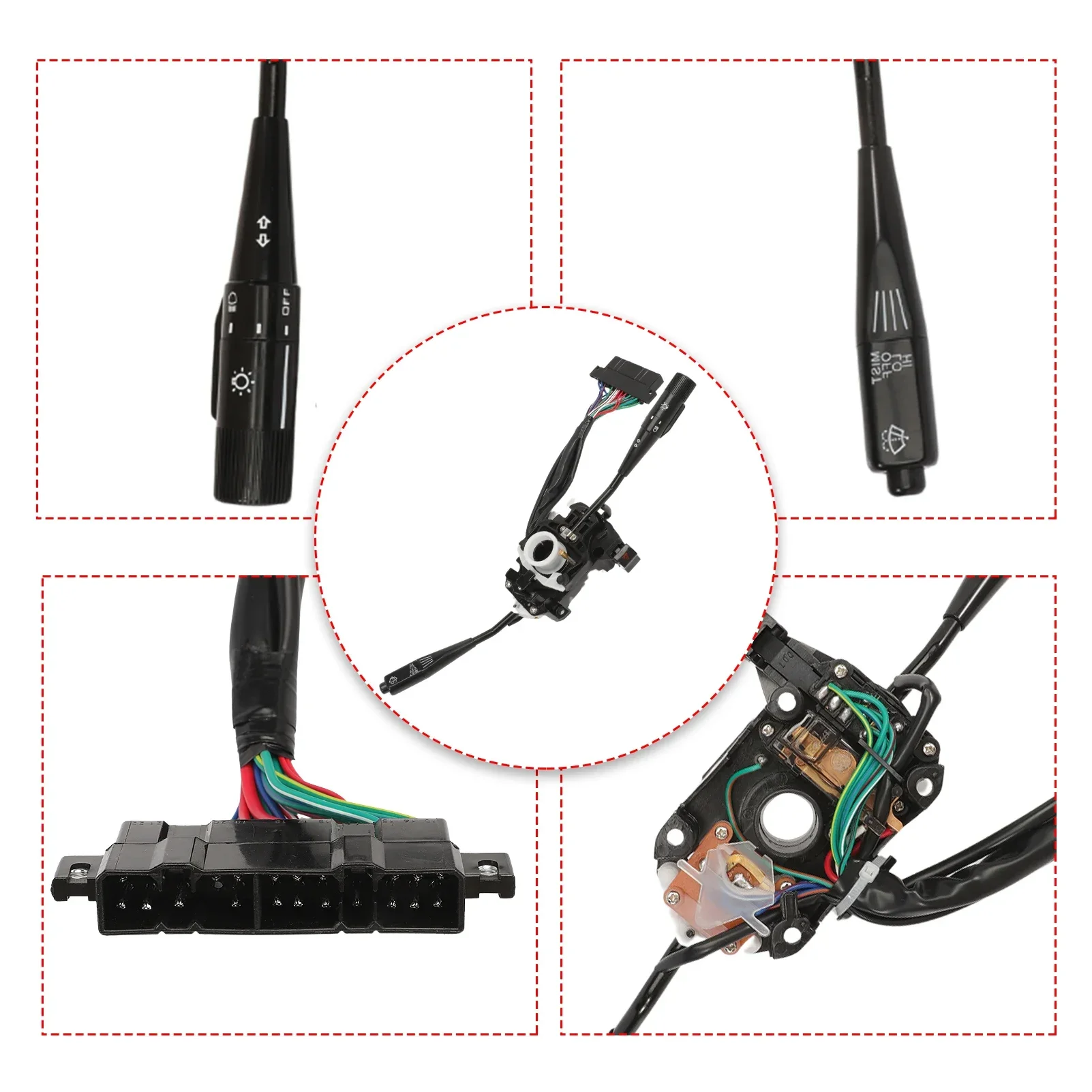 8431035180 Steering Wheel Combination Headlight Turn Signal Switch For Toyota 4Runner Hilux YH50 84310-35180