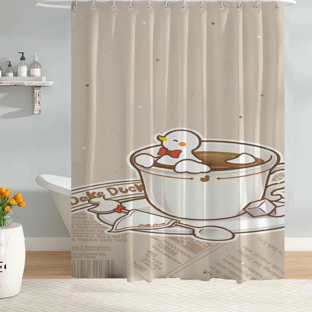 Водонепроницаемая занавеска для душа из ткани ванной комнаты защита от плесени