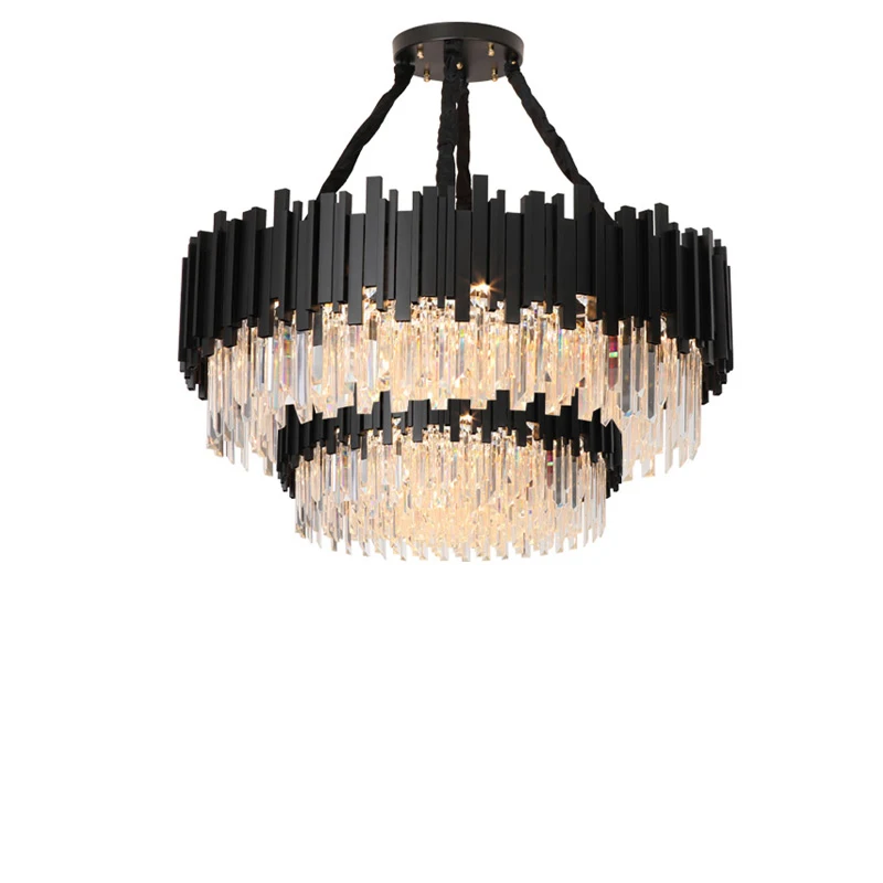 Роскошные черные хрустальные люстры 2024 бытовая техника