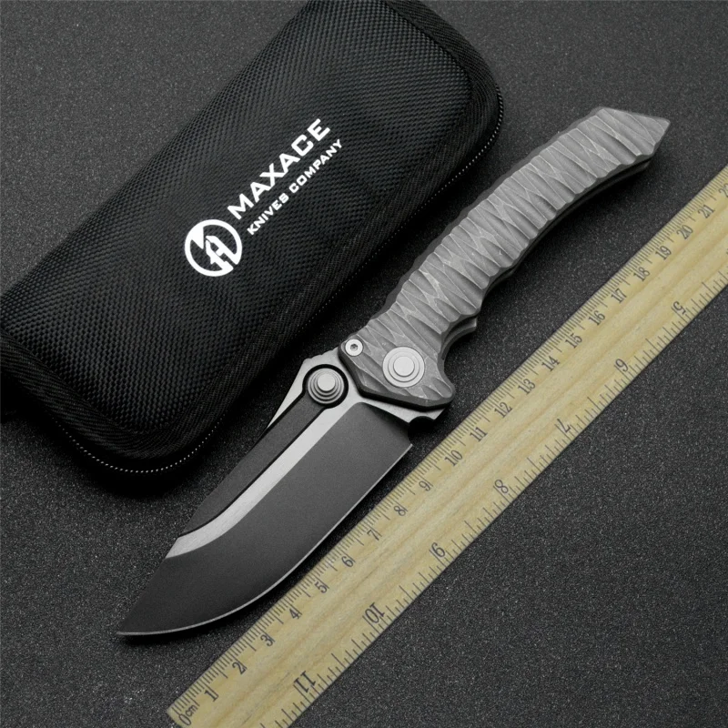 

MAXACE Xiaoqi Sandstorm Weighs a Folding Knife M390 Steel Titanium Alloy Sharp Folding Knife Outdoor Self-Defense Portable Tool