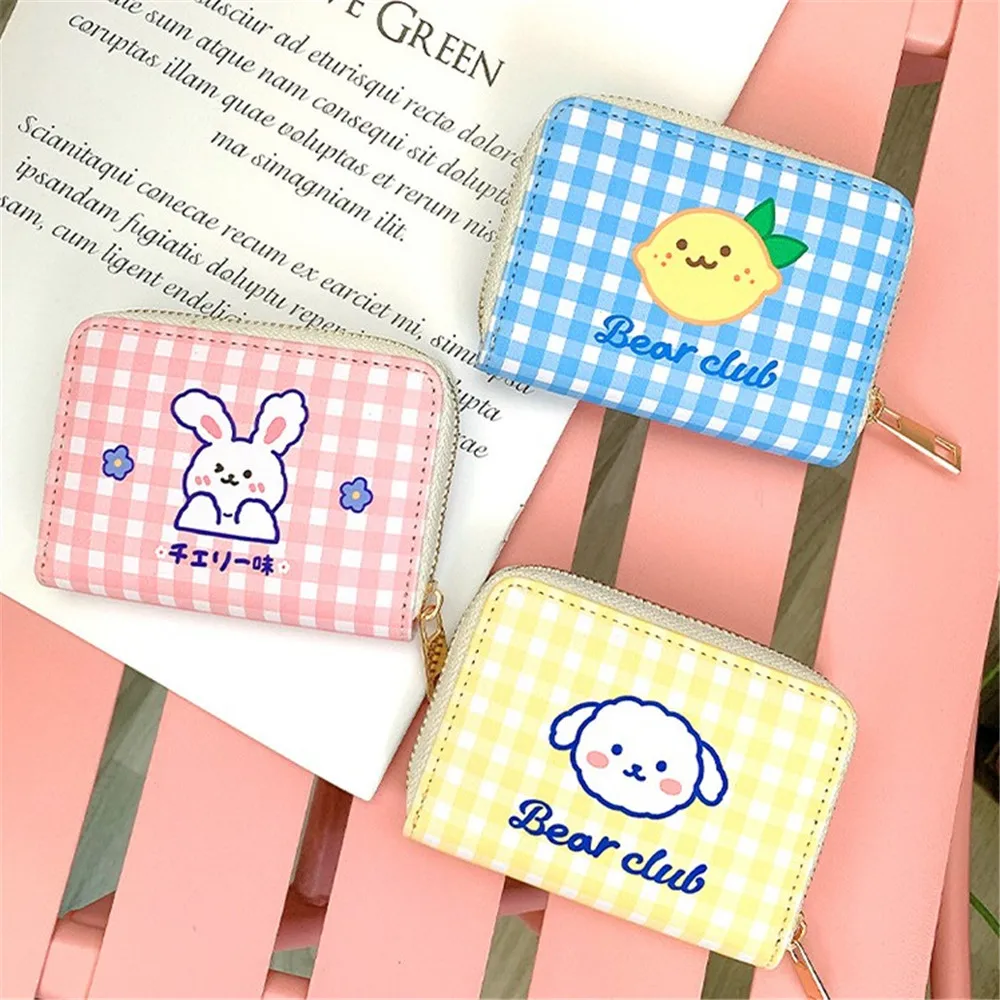 

Новые милые кошельки из искусственной кожи в японском стиле, кошелек в виде медведя и животного, кошелек для монет для девушек, корейский кошелек в трех сложениях для женщин