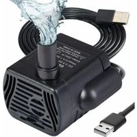 water pump dc 5v 3w 200lh mini brushless submersible 393828mm water pump for aquarium fountain tank home garden tools