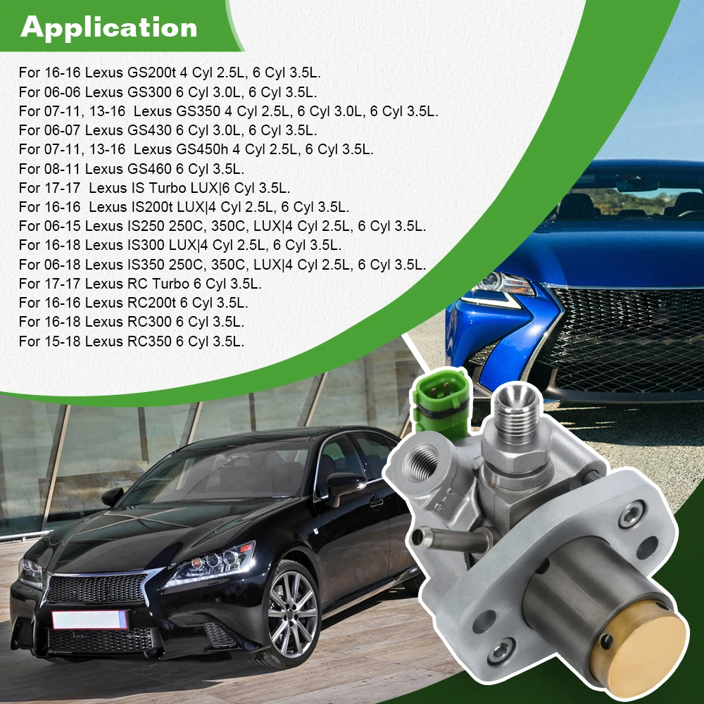 OEM 23480-31021 Топливный насос высокого давления HPFP для Lexus IS250 GS300 GS430 82324-30290 23270-28010