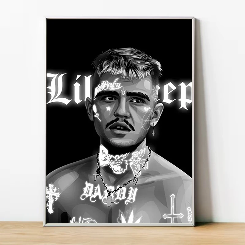 Постер Lil Peep Rapper большие картины современные украшения для гостиной постеры стен