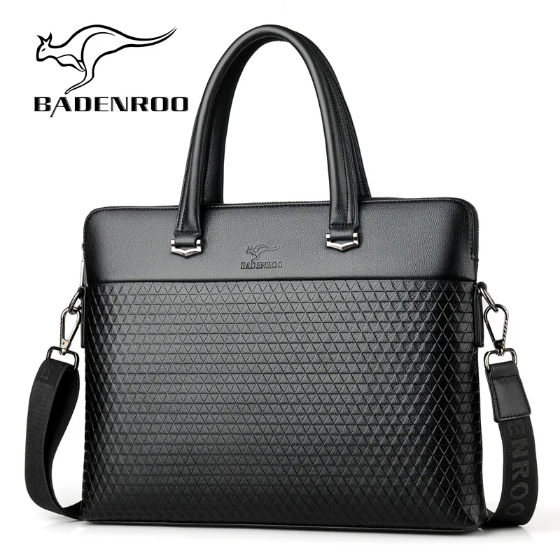 Man Business Briefcase 14 Inch Computer Laptop Bag Men's Office Bags Male Travel Shoulder Bag Big Capacity Handbag