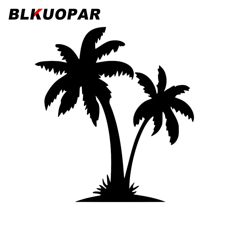

BLKUOPAR кокосовое дерево автомобильная наклейка солнцезащитный модный Diy логотип наклейки устойчивые к царапинам оригинальная личность авто...