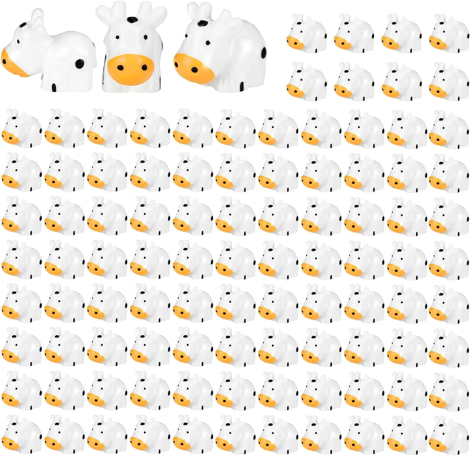 

Мини-фигурки коровы из смолы, 100 шт.