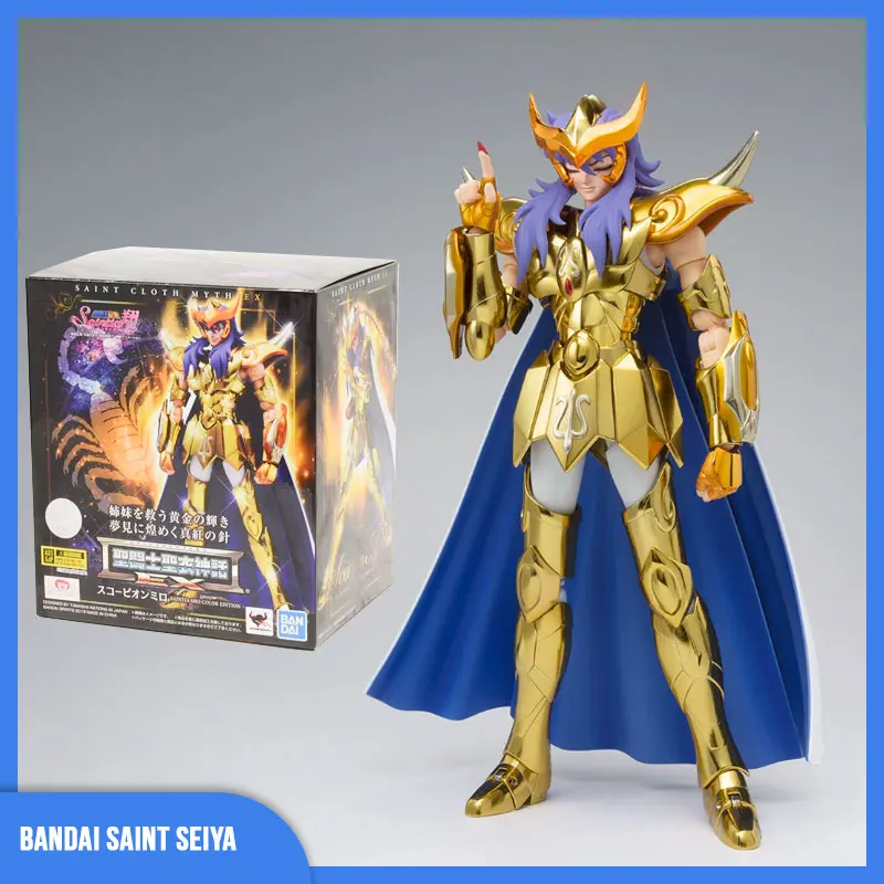 

Original Bandai Saint Cloth Myth Ex Scorpion Milo Saintia Sho Saint Seiya Action Figures Collection Model Doll Toy