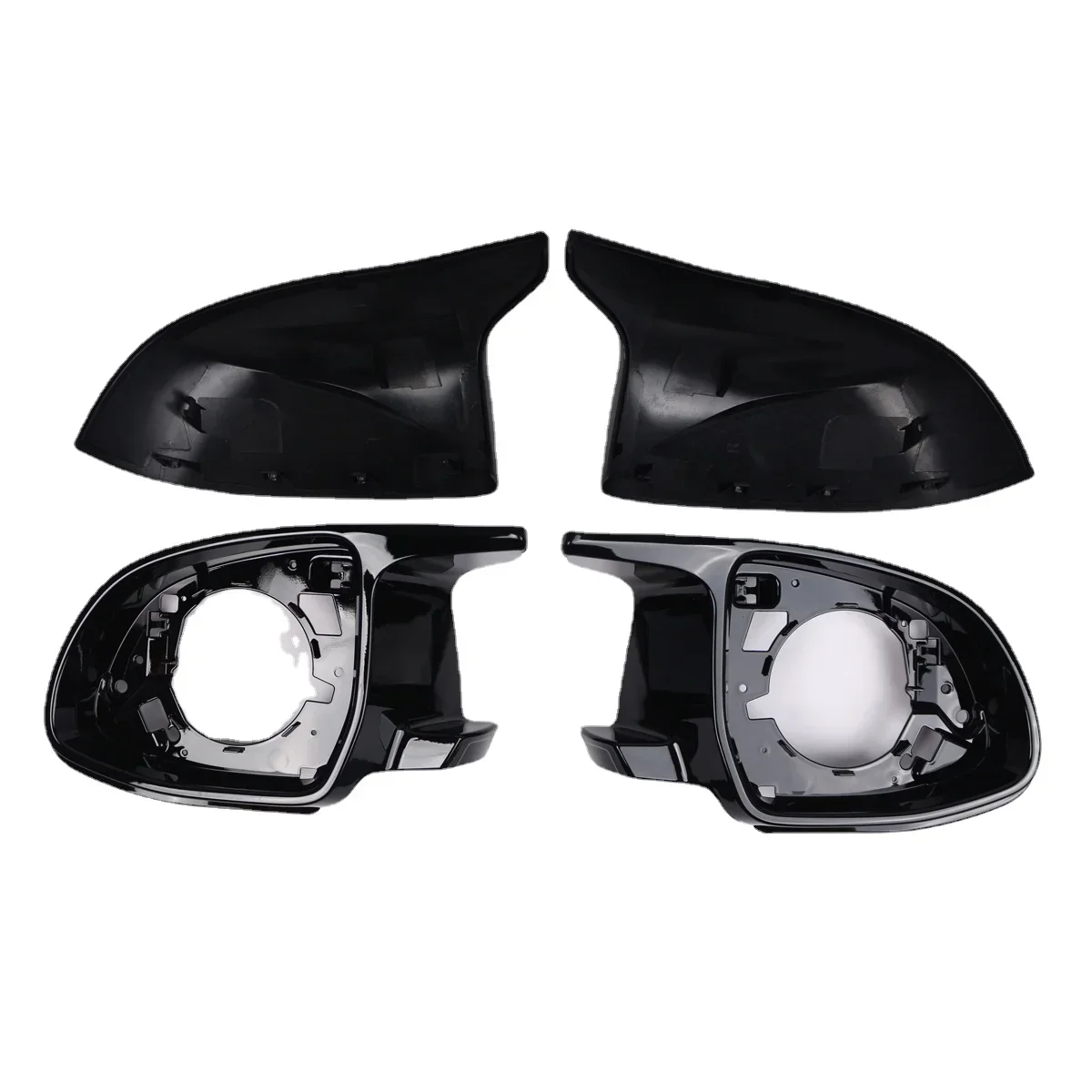 Для BMW 3X G01 X3M F97 2019-2023 гг., комплект из 4 предметов, ярко-черное опорное кольцо автомобиля, крышка зеркала заднего вида в сборе OE: 51168097351 (art.: 3920cb2ed5f39) - 3920cb2ed5f39