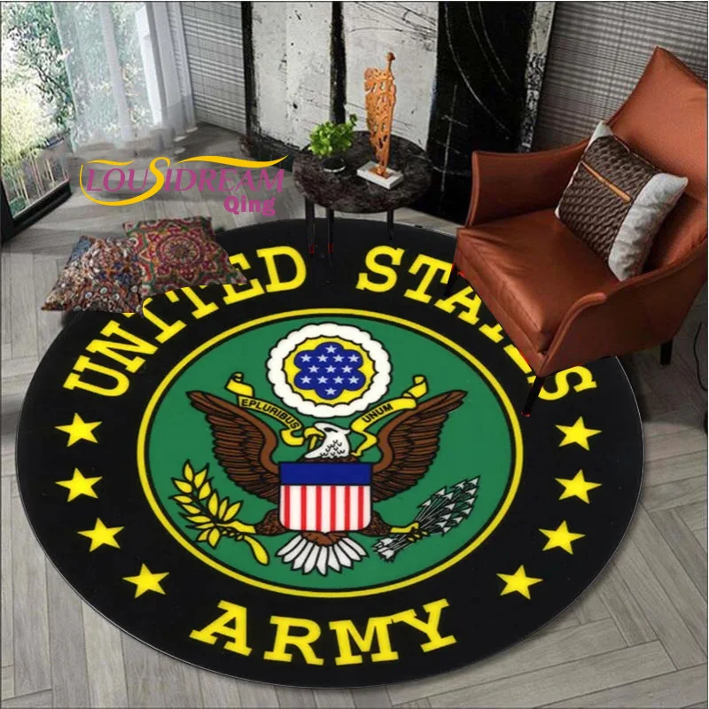 

Home Decor Round Bedroom Rug Children's Room Rug Living Room Chair Mats Children's Floor Mats Anti-Slip Mats tapete redondo