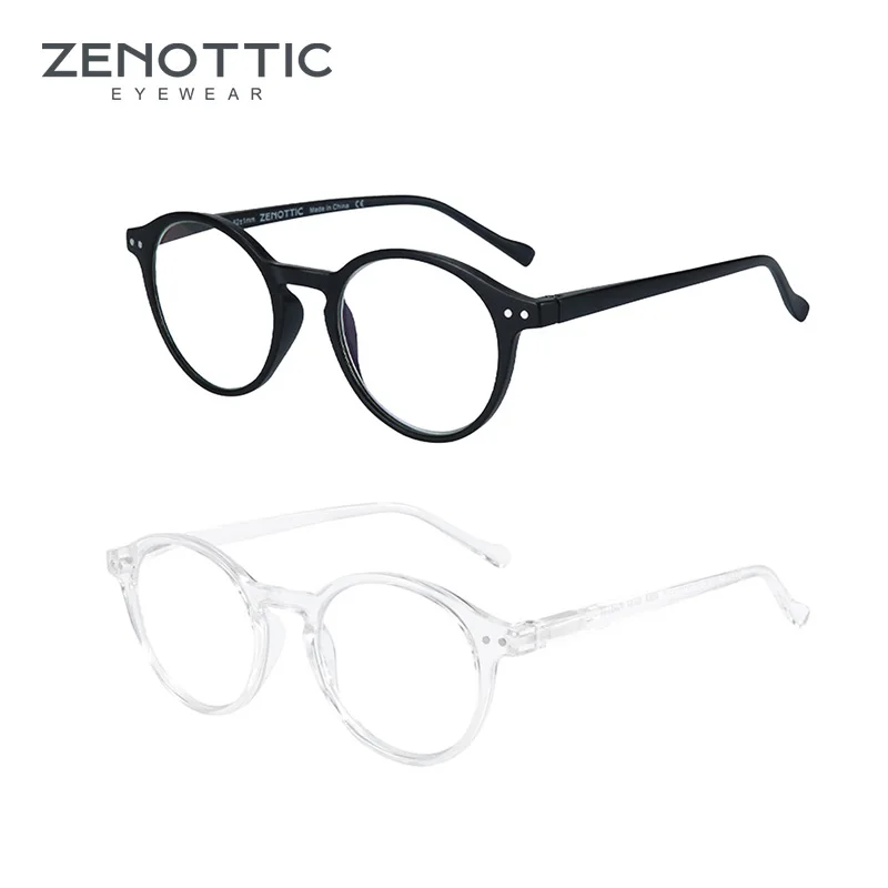 ZENOTTIC Ретро Анти-синие светильник очки синие светильник блокирующие круглые Компьютерные очки для мужчин и женщин