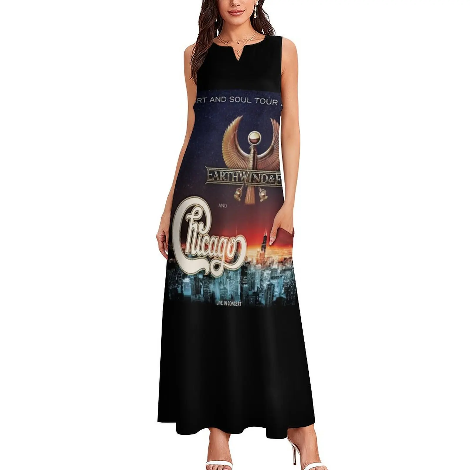 Экскурсия с Чикаго Земля ветер inewstv Длинное платье на день рождения элегантное