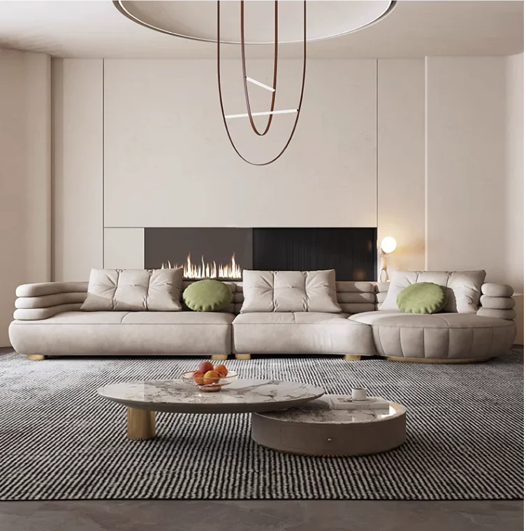 Итальянский диван светлый роскошный размер бытовой тканевый без статей