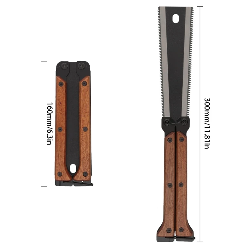 Компактная японская тянущая пила складная ручная для деревообрабатывающего