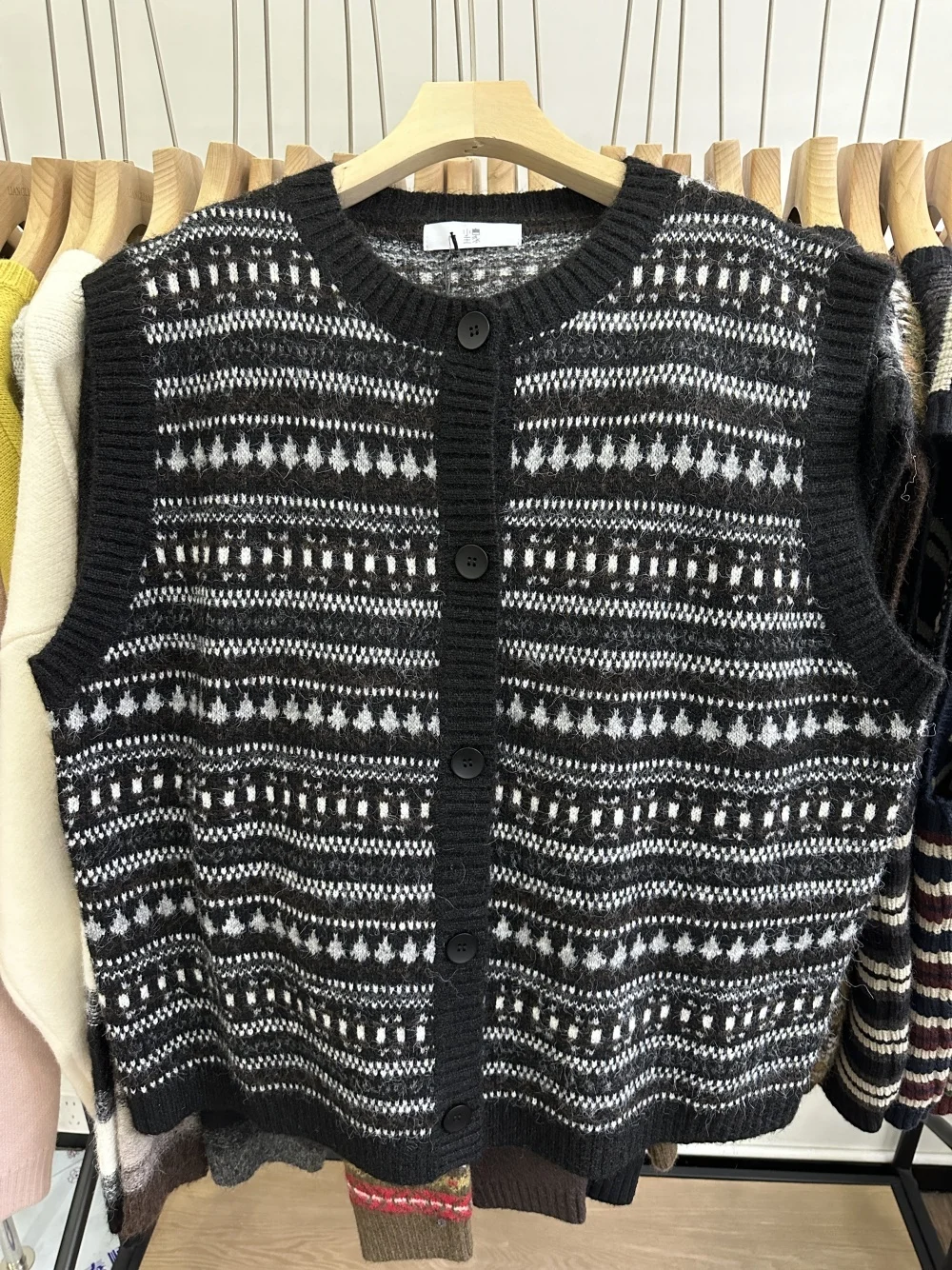 Xiao Wangjia 8504 новый зимний корейский свободный кардиган больших размеров для полных