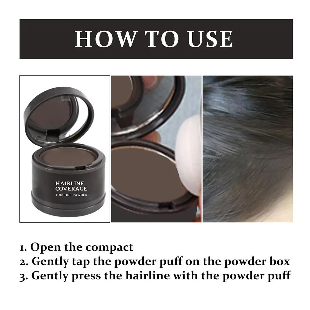 For Hair Hairline Coverage Touchup Powder Hair Dye Garnier Coverag Paint Repair Cover Hair Seal Long Lasting Powder For Wo