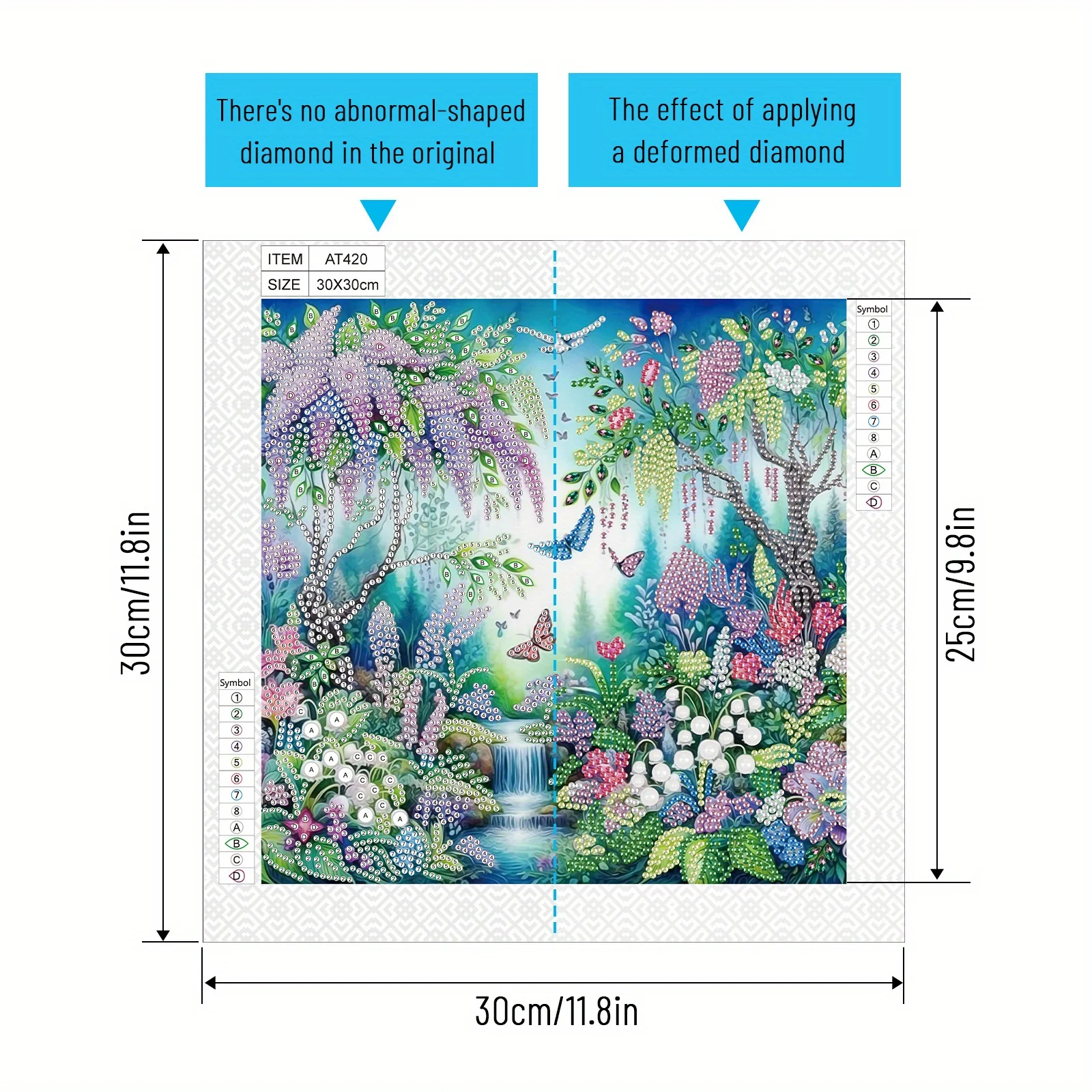 Набор для алмазной живописи лес 5D