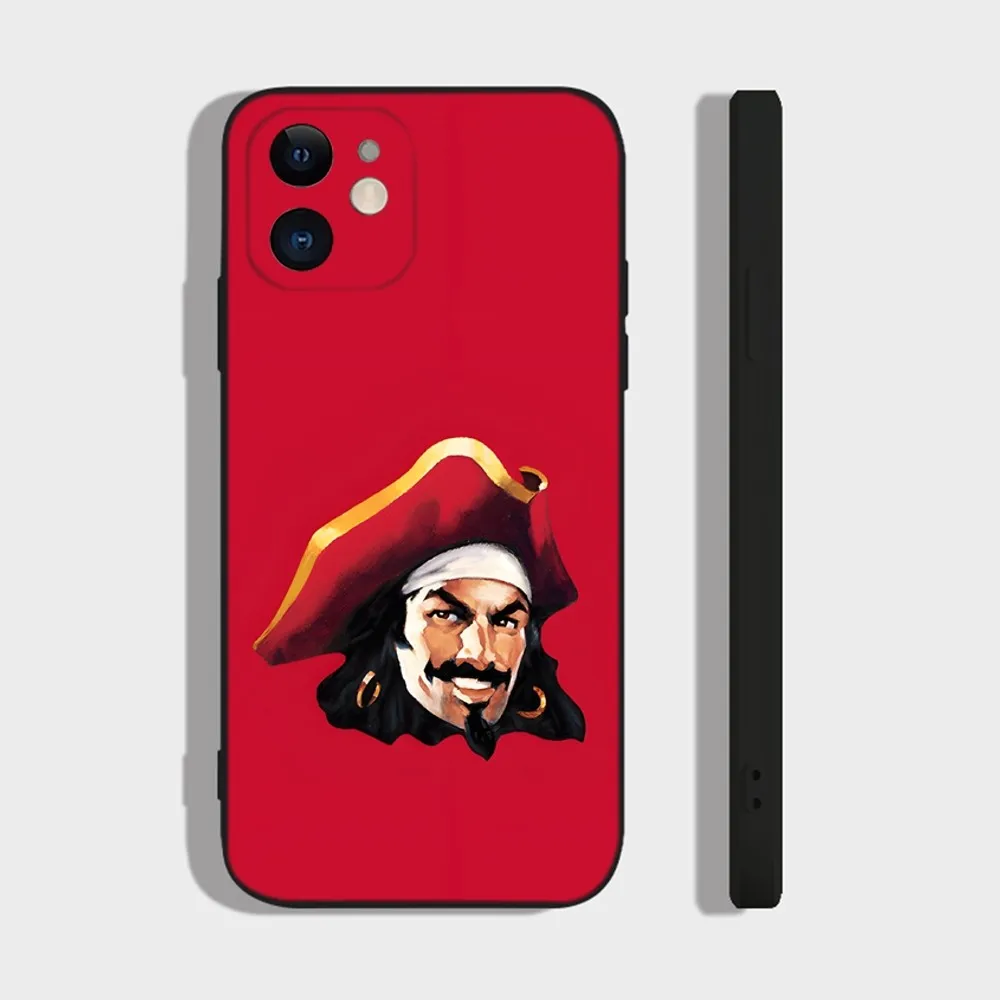Alcohol Pirate Captain Morgan Rum Phone Case For iPhone 16 15 14 13 12 11 Plus Pro Max XR XS X 7 8 SE Mini Silicone Soft