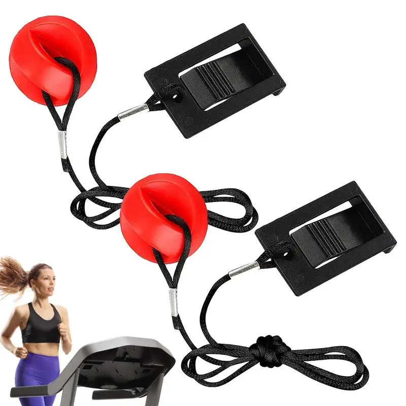 

2pcs Universal Treadmill Magnetic Safety Switch Magnetic Suction Running Machine Safety Key For Men For Exercise