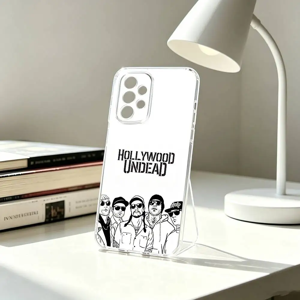 Фото Чехол для телефона H-Hollywood U-Undead Band для Samsung S25, S24, S21, S22, S23, S30, Ultra, S20, Plus, Fe, прозрачный №2