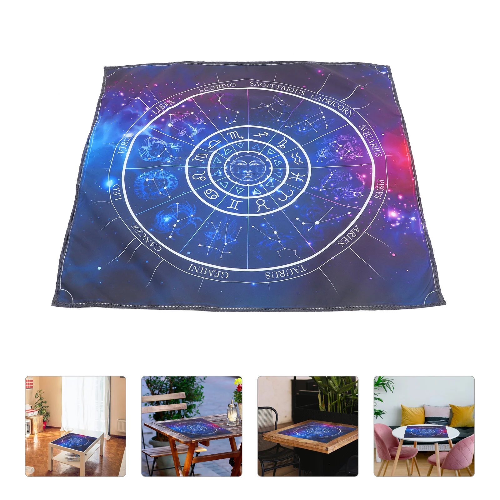 

Tarot Tablecloth Decor Astrology Game Prop Divination Card Altar Desktop Decorative Flannel