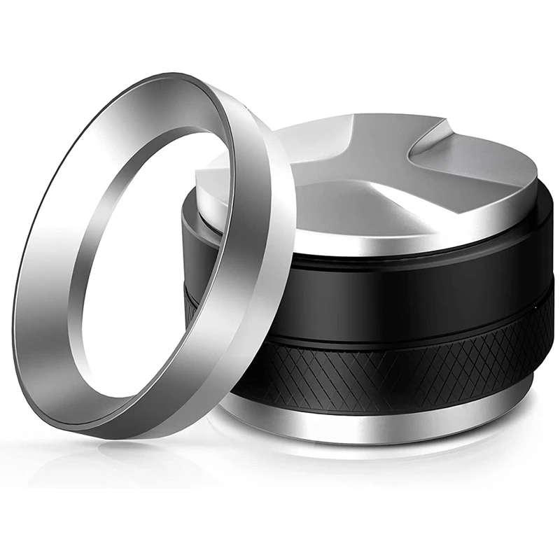 

Распределитель для темпера для кофе и эспрессо 51 мм, воронка из нержавеющей стали для дозирования эспрессо 51 мм, устройство для выравнивани...