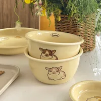 Посуда с кроликами  #1