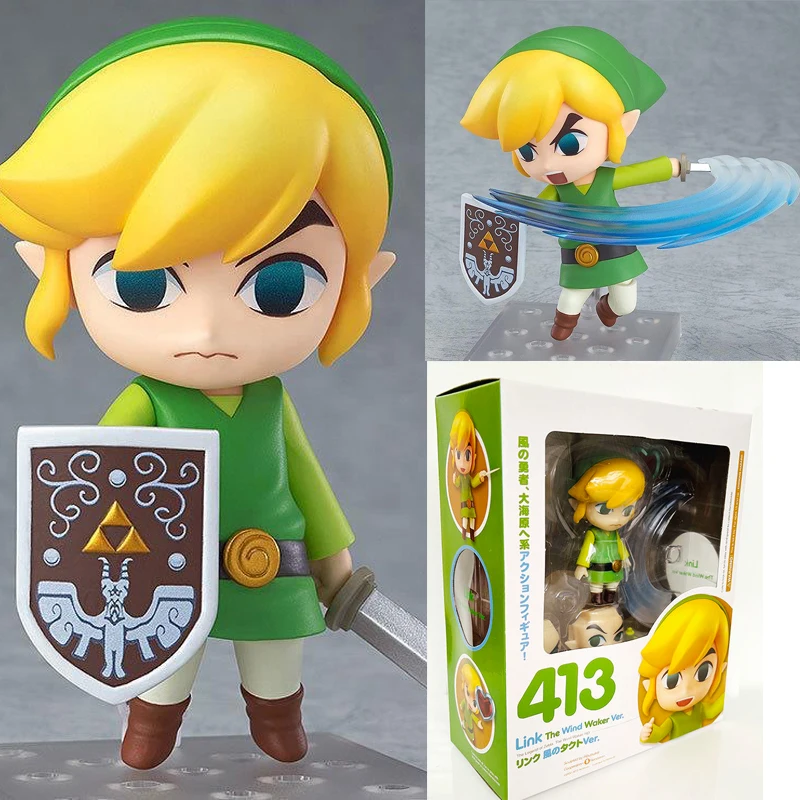 

Nendoroid Link 413 Zelda Action Figure Collectible For Kids Christmas Toys Gifts