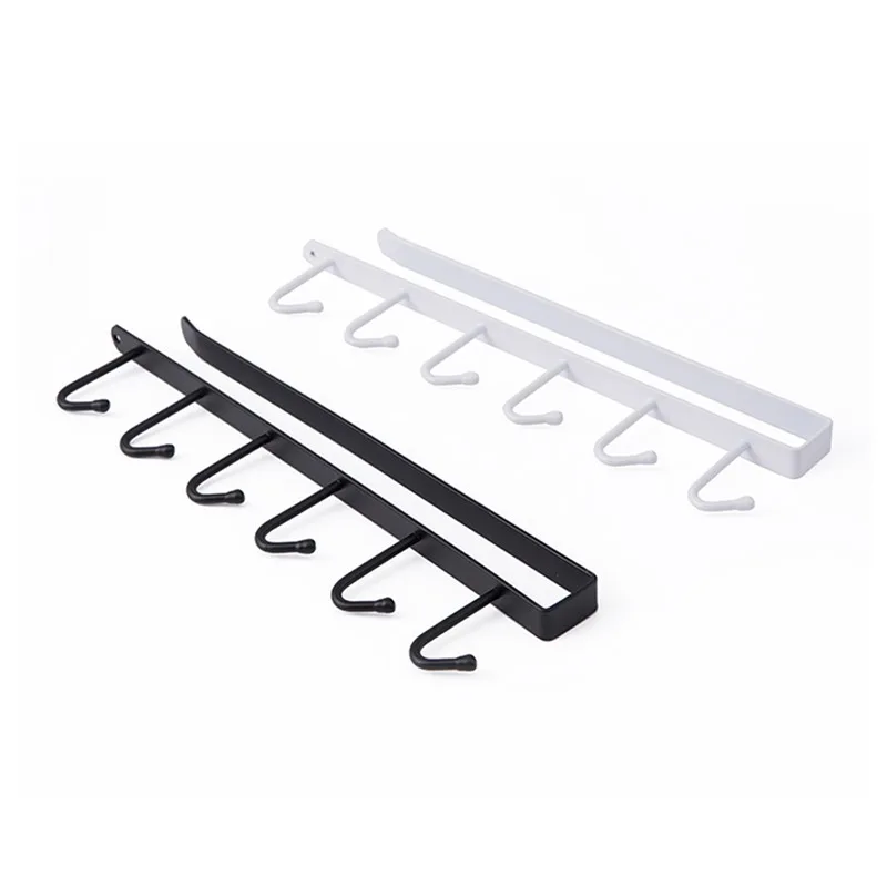 

Кухонная вешалка, железные крючки, полка без отверстий, Многофункциональная вешалка для кухни, гаджеты, крючок для теста, черный