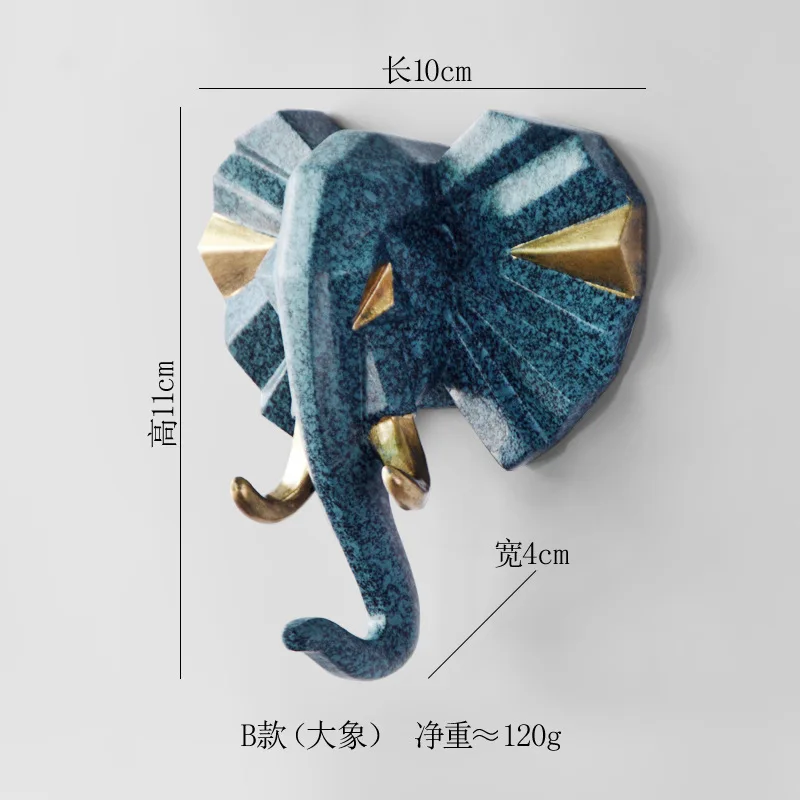 

Декоративный крючок для одежды в виде головы животного