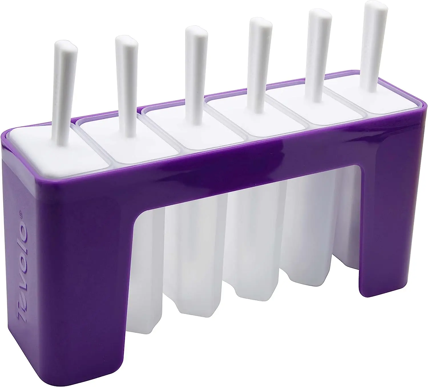 

Groovy Pop Molds Popsicle Making Tray With Six Sticks For Frozen Snacks Without Mess