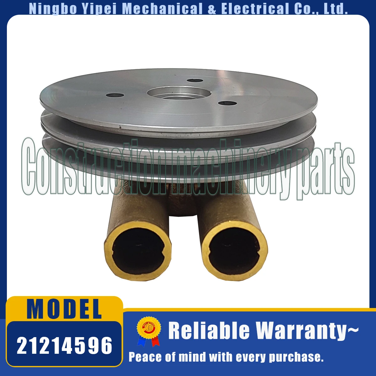 21214596 Ременный шкив водяного насоса с двойным V-образным вырезом для двигателей