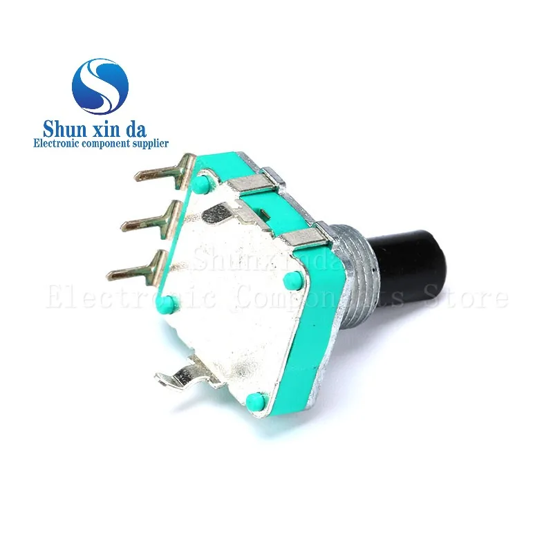 5 шт. EC16 аудио кодировщик Поворот на 360 ° цифровой полулунный ручка Штатив длина