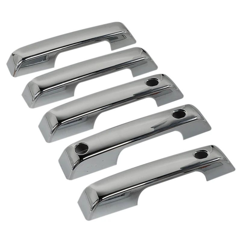 

Накладка на боковые дверные ручки для Ford Bronco 2021 2022, 4-дверные автомобильные аксессуары, серебристый АБС-пластик