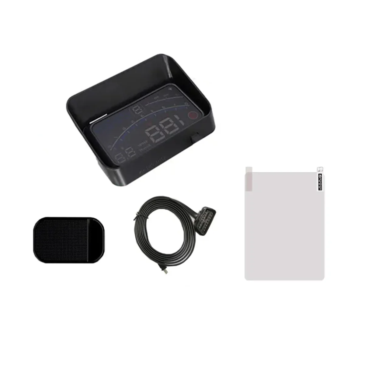 # 176P V41 Heads Up Display Автомобильный OBDII EUOBD 5,5-дюймовый проектор на лобовое стекло HUD Дисплей Напоминание о переключении Температура воды. RPM KMH (черный) (art.: 3920cd5f85ed9) - 3920cd5f85ed9