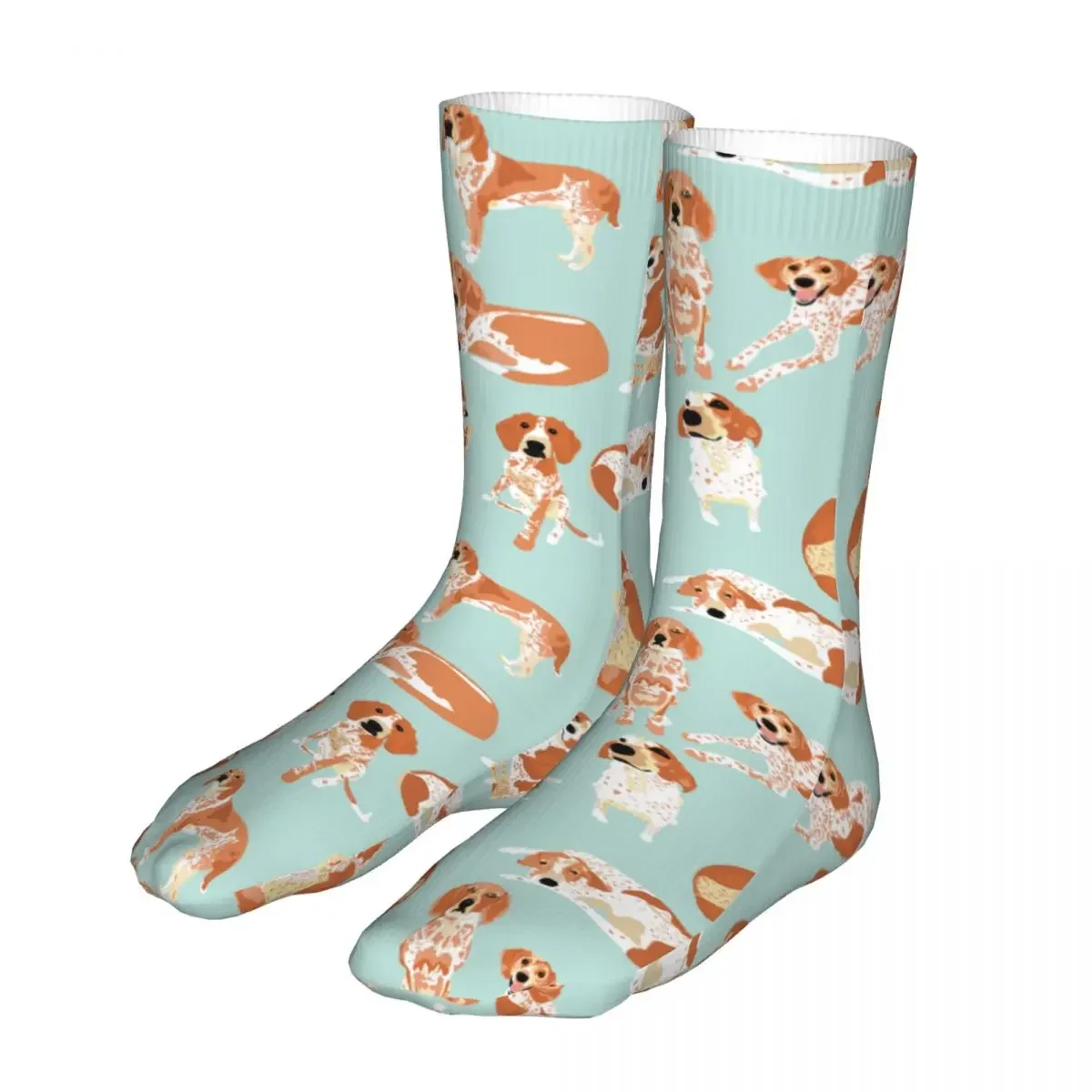 Новые носки мужские и женские в стиле хип-хоп Redtick Coonhound для собак скейтборда с