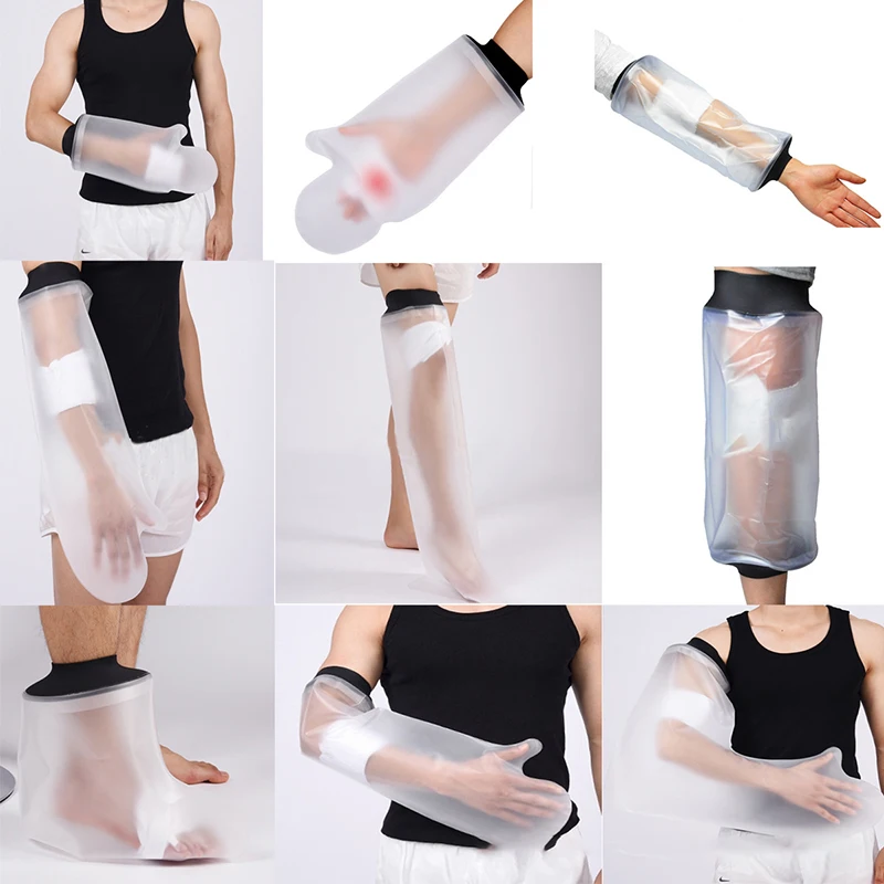 

Shower Cover Waterproof Bandage Adult Sealed Cast Bandage Protector Wound Fracture Arm Leg Hand Cover Shower Bath PICC Line
