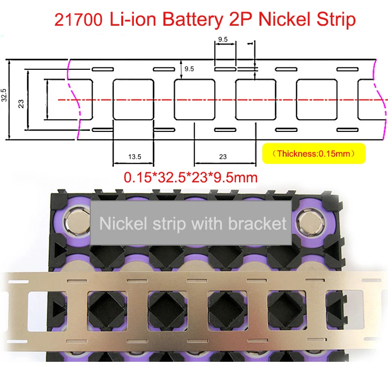 

Никелированная лента для аккумуляторов 18650/21700 5 м