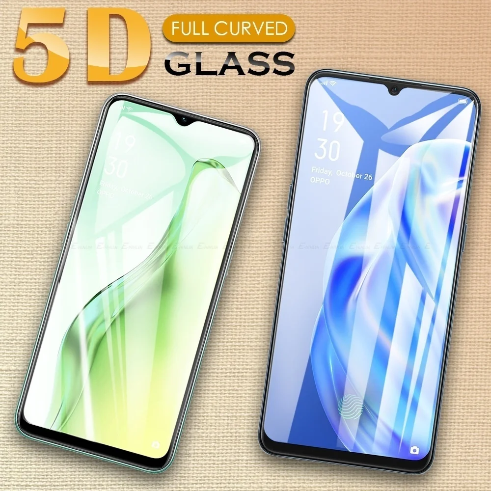 

5D Curved Full Cover Tempered Glass For OPPO A95 A94 A74 A93 A77 A72 A91 A92 A73 5G A93s A96 A76 Screen Protector Film