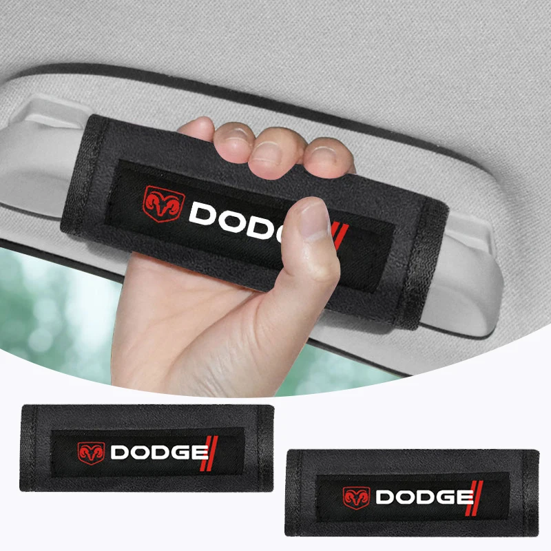 

2pcs Car Interior Protective Door Handle Warm Cover for Dodge Journey Ram 1500 Challenger Caliber Charger Interior Accessories