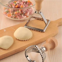 bakery accessories square round heart ravioli pasta stainless steel cookie cutter ravioli dumplings cokie mold bakery tools