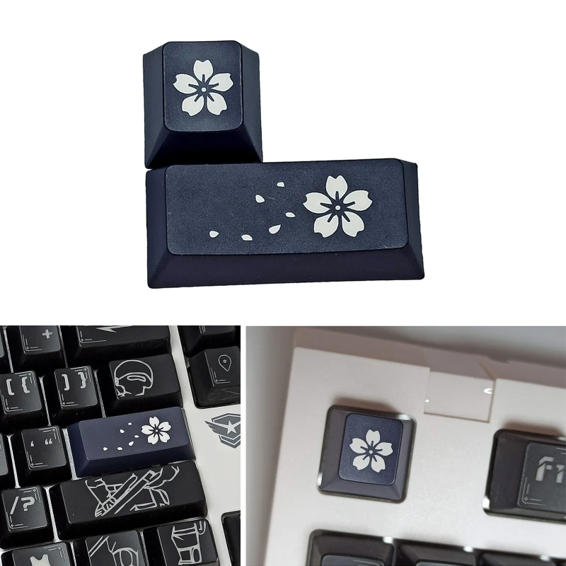 

2 шт., колпачки для механической клавиатуры Cherry Profile PBT Esc Enter